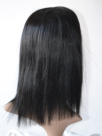 Mid-Length Natural Silky Straight U Part Wig