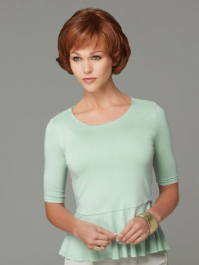 Stylish Short Red Synthetic Wig