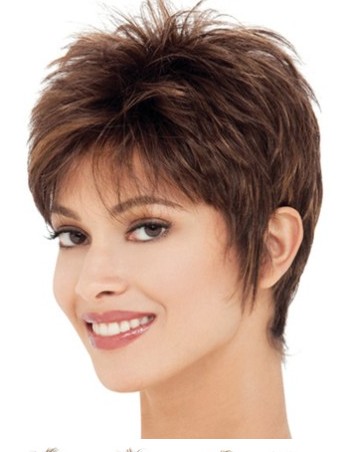 Short Length With Closout Style Synthetic Wig