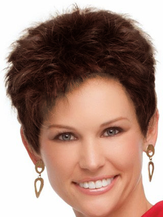 Short Boy Cut Synthetic Capless Wig