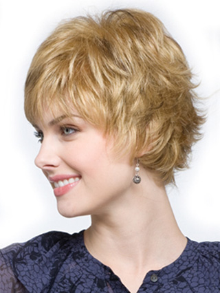 Short Cropped Pixie Synthetic Wig