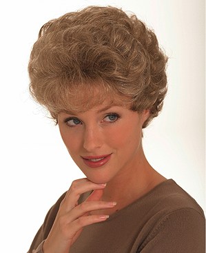 Softly Curled Synthetic Wig - Click Image to Close