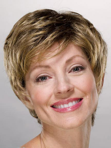 Short Boy Cut Layered Synthetic Wig