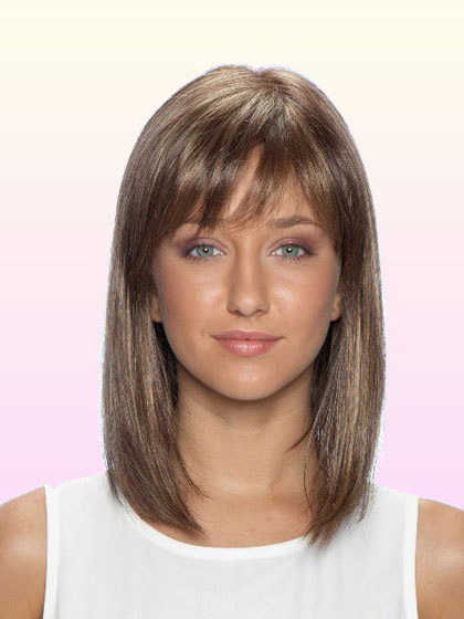 14" Bob Lace Front Synthetic Wig - Click Image to Close