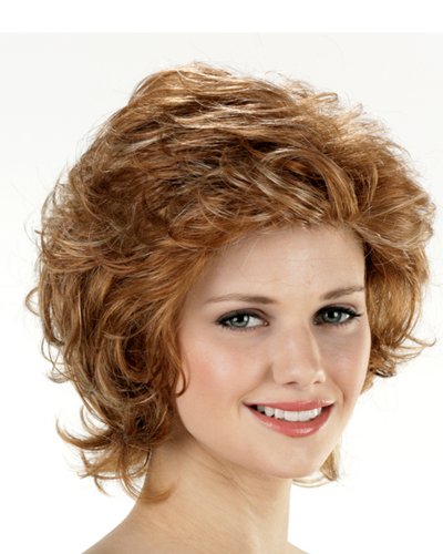 Short Curly Lace Front Synthetic Wig