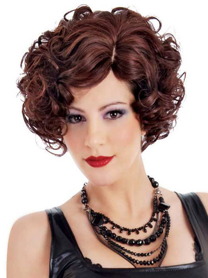 Vivid Short Layered Bob Synthetic Wig