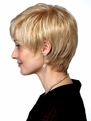 Classic Boy Cut Synthetic Short Wig