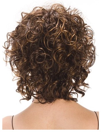 Angelina Medium Length Curly Synthetic Wig