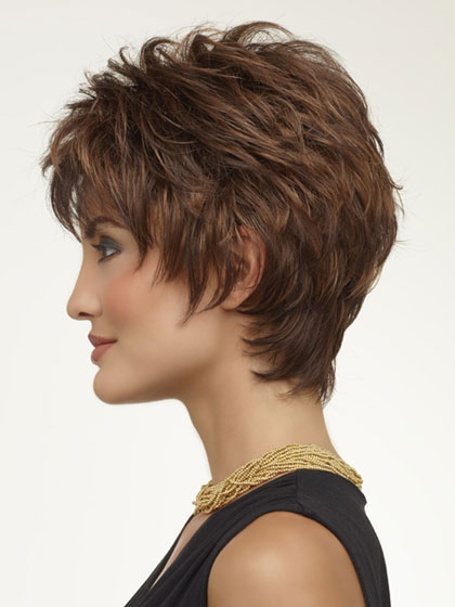 Synthetic Capless Short Wig