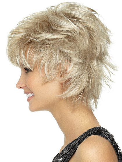 Playful Short Shag Lightweight Spiky Cut Wig