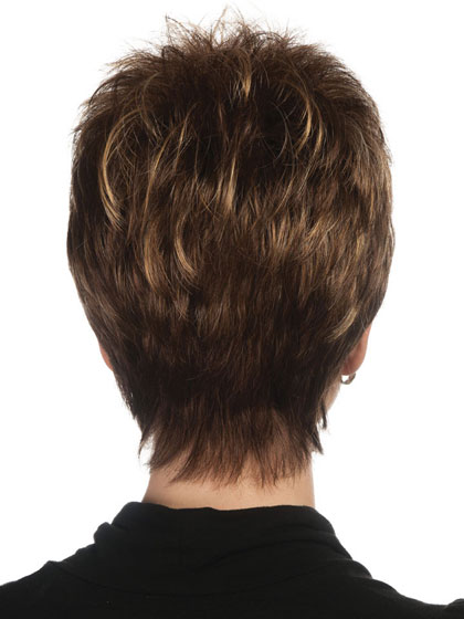 Short Synthetic Pixie Cut Natural Straight Wig