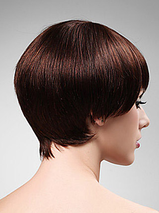 Short Straight Capless Synthetic Wig