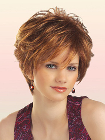 Aubrey Short Curly Synthetic Wig