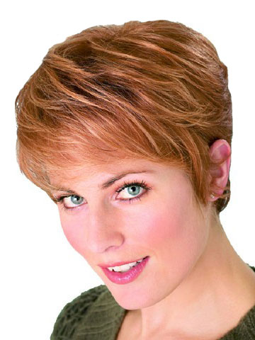 Synthetic Short Sporty Style Wig - Click Image to Close