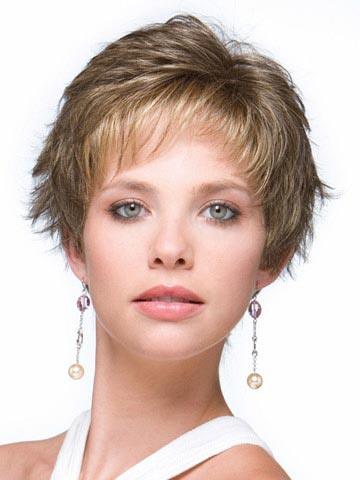 Zoe Synthetic Modern Short Wig