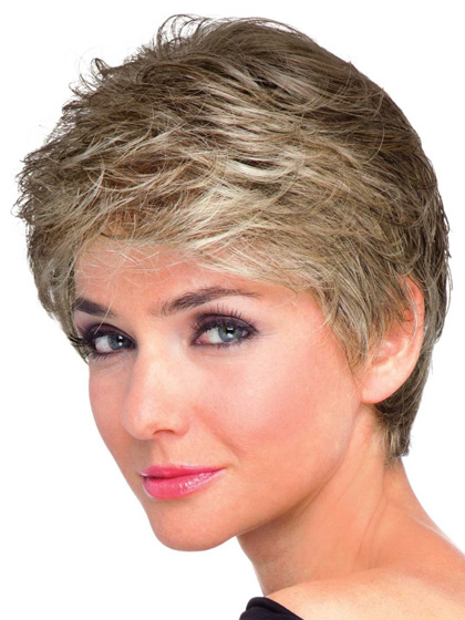 Classic Soft Waves Style Short Wig - Click Image to Close