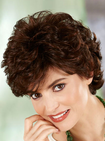 Synthetic Loose Curly Short Wig - Click Image to Close