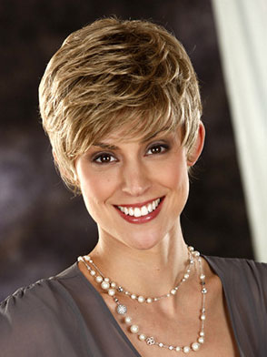 Fluffy Style Short Synthetic Wig - Click Image to Close