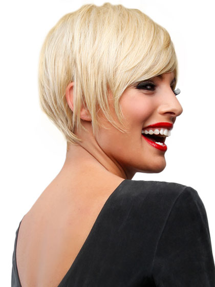 Short Sleek Boy Cut Synthetic Wig