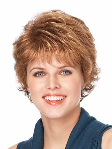 Short Flip Style With Soft Closely-Cropped Curls Wig