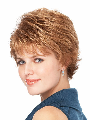 Short Flip Style With Soft Closely-Cropped Curls Wig