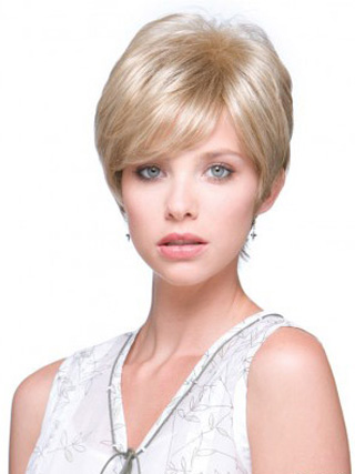 Synthetic Cropped Wig with Layered Hairstyles - Click Image to Close