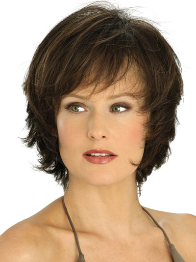 Lace Front Short Shaggy Bob Wig