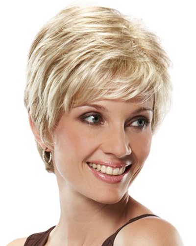 Short Kinky Curly Lace Front Wig - Click Image to Close