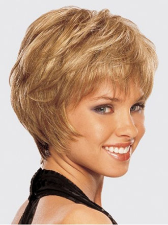 Modern Layered Cut Lace Front Short Wig