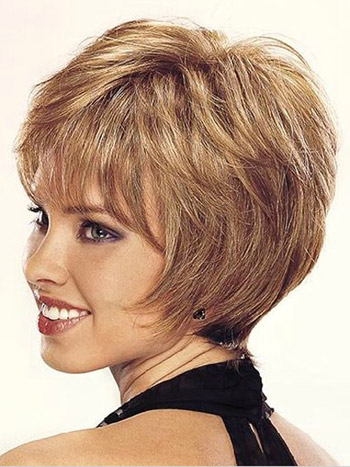 Modern Layered Cut Lace Front Short Wig