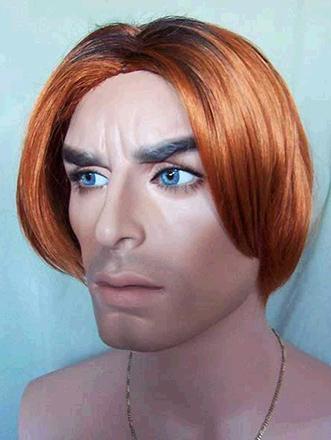 Sketchy Short Straight Synthetic Lace Front Wig for Man - Click Image to Close