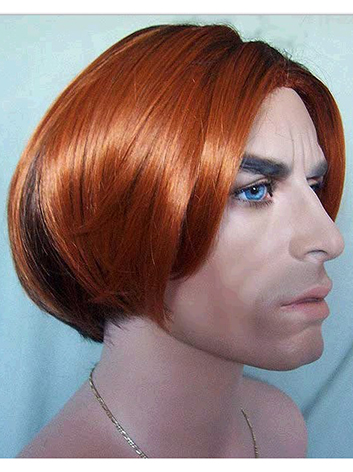 Sketchy Short Straight Synthetic Lace Front Wig for Man