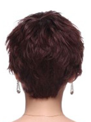 100% Human Hair Short Curly Wig