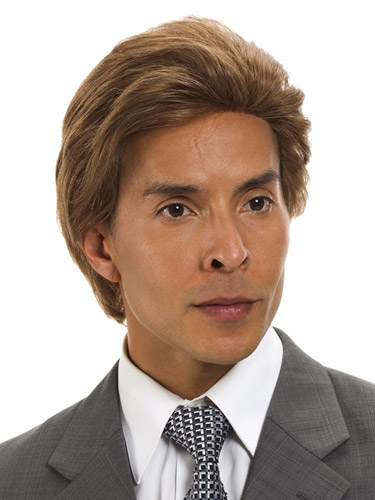 Mono Top Full Lace Human Hair Mens Wig - Click Image to Close