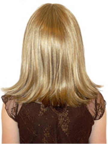 Hand-Tied Full Lace Shoulder Length Kids Wigs