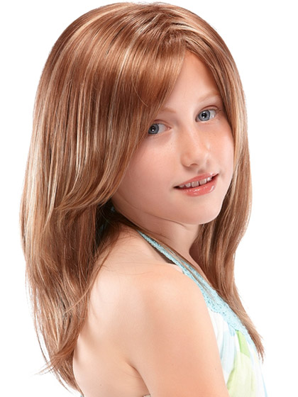 Double-layered Full Lace Girl's Wig