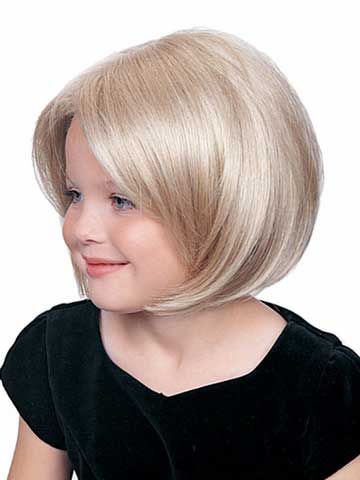 Straight Short Bob Style Girl's Wigs