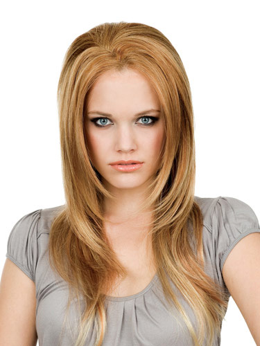 Beautiful Synthetic Straight Long Wig - Click Image to Close