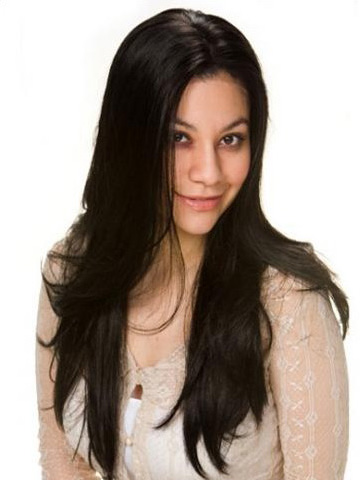 22" Remy Human Hair Straight Lace Front Wig - Click Image to Close