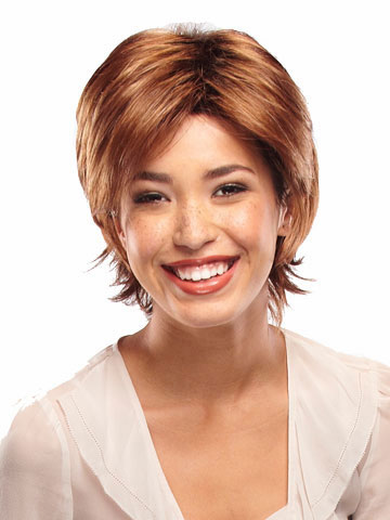 Synthetic Short Lace Front Wig - Click Image to Close