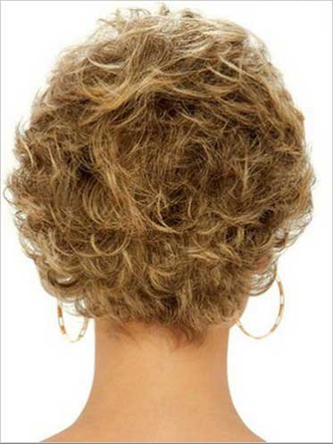 Short Fluffed Layers Lace Front Wig