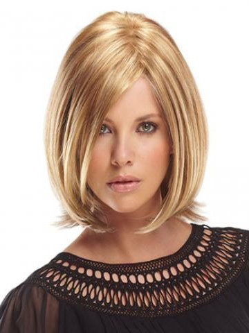 10" Remy Human Hair Highlight Lace Front Wig - Click Image to Close