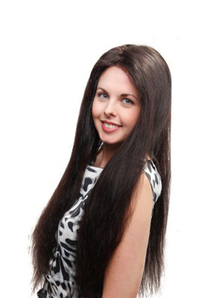 Nyah Straight Full Lace Human Hair Wig - Click Image to Close