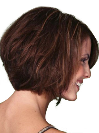 Casual Short Straight Human Hair Wig