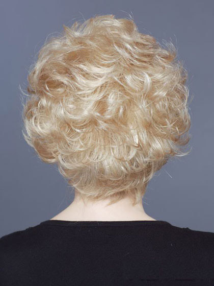 Short Wavy Capless Tousled Human Hair Wig