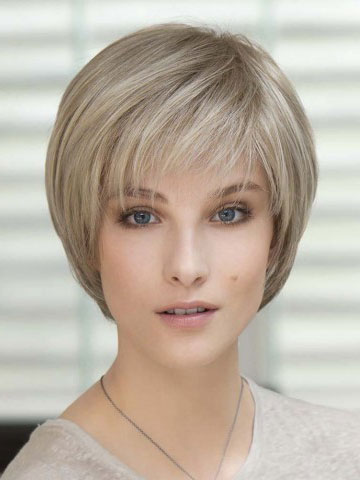 Short Full Lace Remy Human Hair Fantasy Wig - Click Image to Close