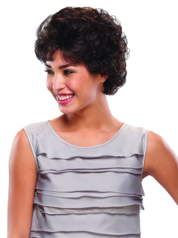 Human Hair Capless Short Curly Wig