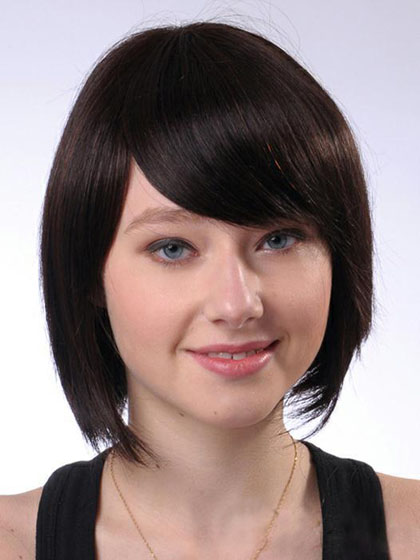 Life Smooth Polished Short Straight Human Hair Wig