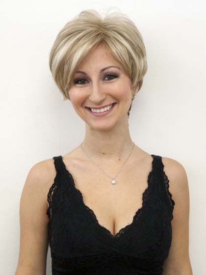 Loose Short Cut Human Hair Wig - Click Image to Close