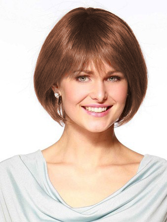 Human Hair Full Lace Bob Wig - Click Image to Close